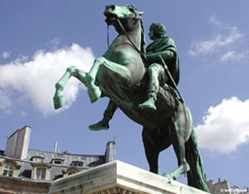 Franois-Joseph Bosio,
Statue questre de Louis XIV.
Bronze, 1822.
Paris, place des Victoires.