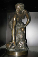 James Pradier, Danade.
Bronze, H. ? cm. Coll. prive.