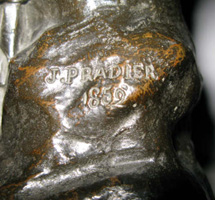 James Pradier, Danade (dtail).
Bronze, H. ? cm. Coll. prive.