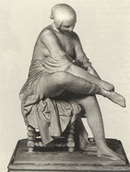 James Pradier
Femme mettant un bas
Bronze, H. 22,5 cm
Paris, UCAD, inv. 18762