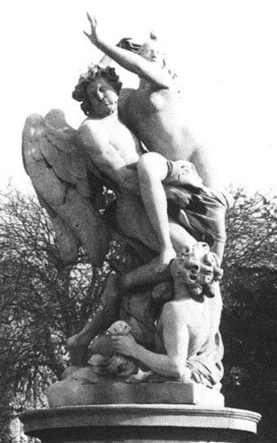 Gaspard Marsy et Anselme Flamen,
Bore enlevant Orythie (1687).
Groupe en marbre, H. 2,60 m.
Photo Jarry, cl. Monuments historiques.