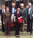 150e anniversaire de la mort de James Pradier
Rencontre au Muse d'art et d'histoire de Genve,
4 juin 2002. De gauche  droite: Jean-Louis Pradier,
Isabelle Leroy-Jay Lemaistre, Eric Olbrechts, Claire
Pradier, Douglas Siler, Claude Lapaire.