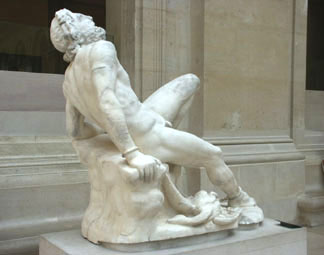 James Pradier, Promthe.
Statue en marbre de Carrare, 1827.
Muse du Louvre.