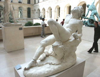 James Pradier, Promthe.
Statue en marbre de Carrare, 1827.
Muse du Louvre.